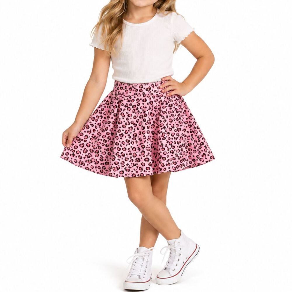🔥 5 for $30 🔥 Carter’s Girls’ Pink Leopard Print Skirt | Size 6X